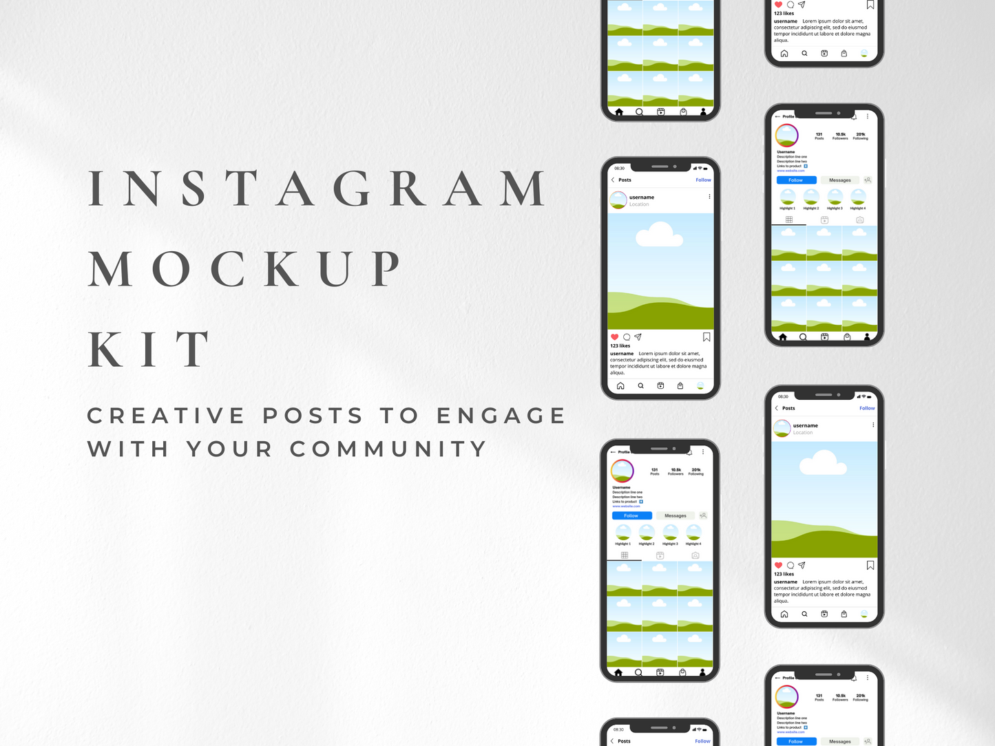 Instagram Mockup Kit