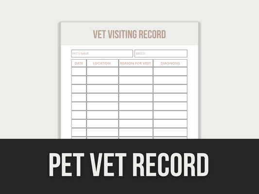 pet vet record