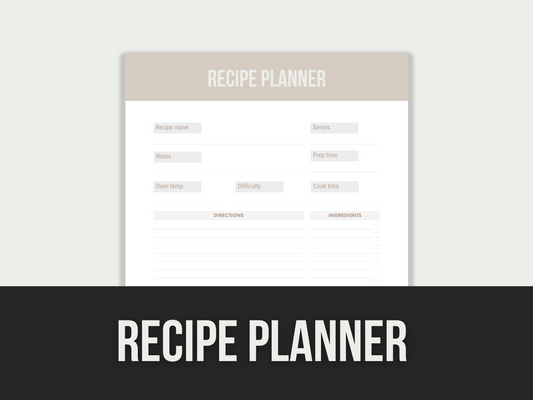 recipe planner