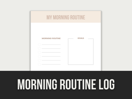 morning routine log 2