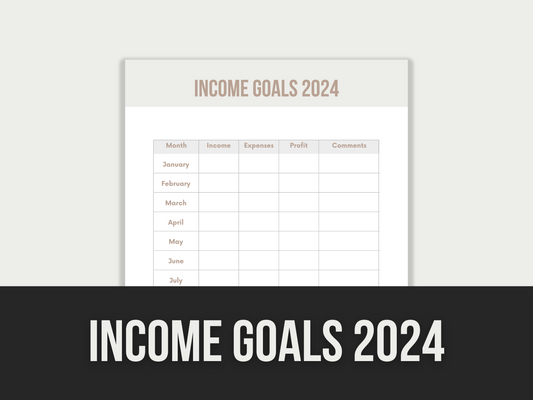 income goals 2024