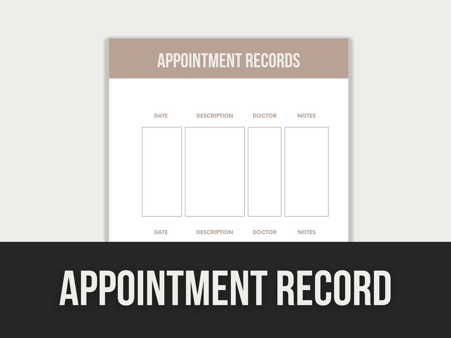 appointment records