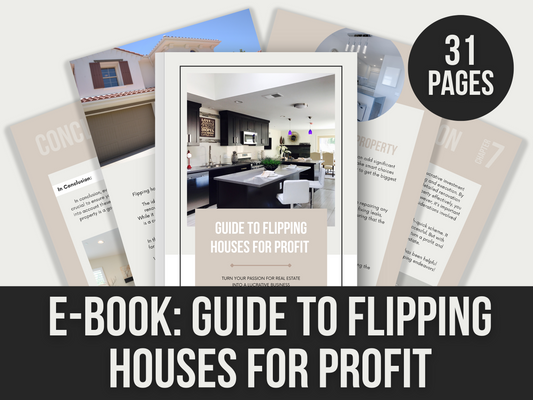 e-book: guide to flipping houses for profit