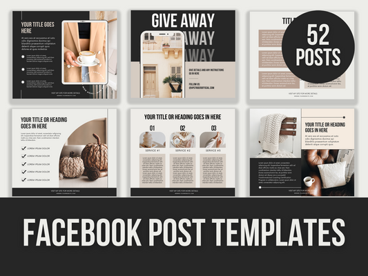 facebook post templates