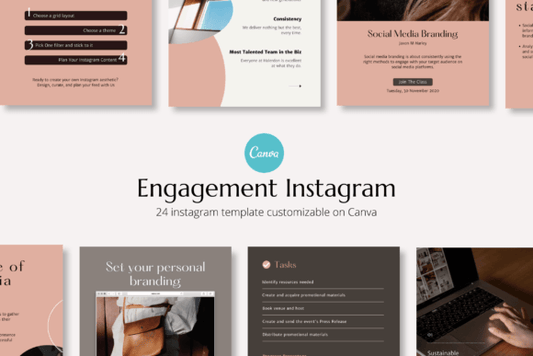 Engagement Puzzle Instagram Template