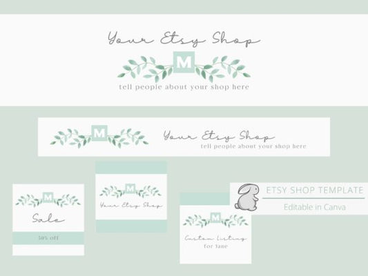 Vines Etsy Shop Template