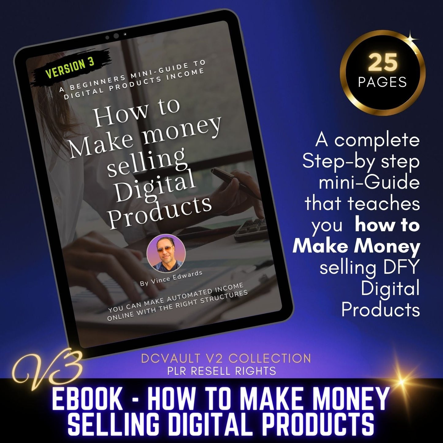 How to make money selling digital products V3 - PLR