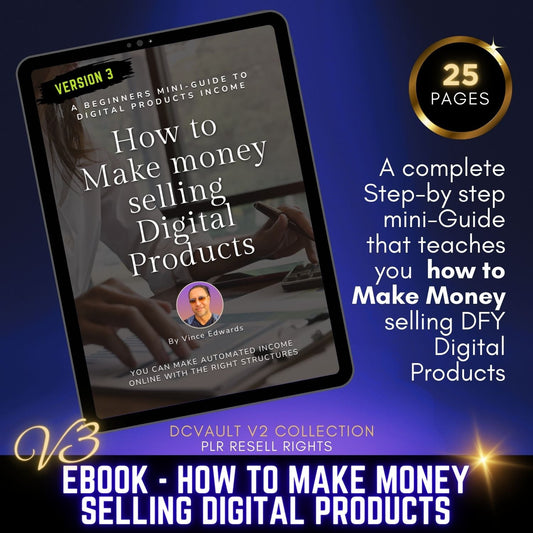 How to make money selling digital products V3 - PLR