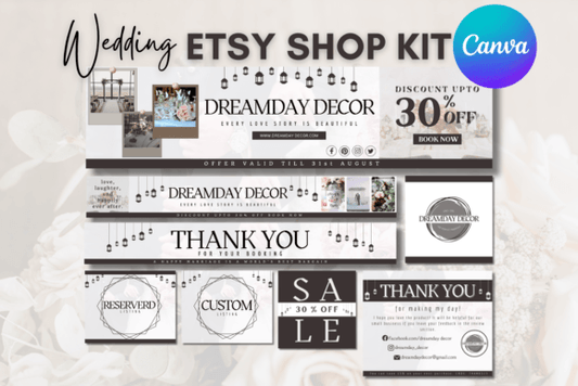 Wedding Etsy Shop Kit