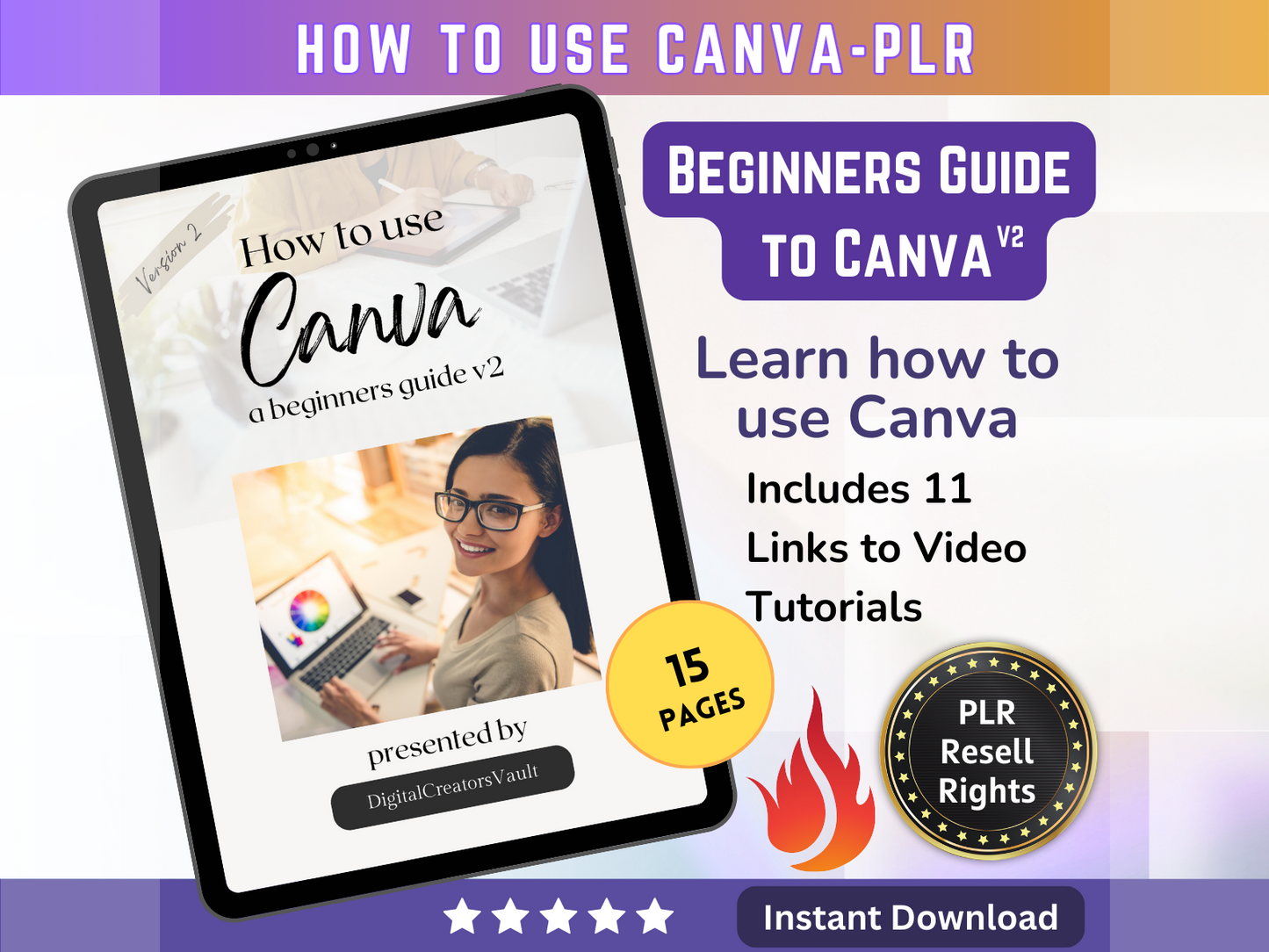 Beginners guide to Canva PLR - How To Guide | How To Use Canva | Canva Guide