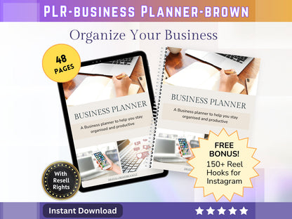 Business Planner | GoodNotes Planner | Product Planner | Business Goal Tracker | New Product Planner