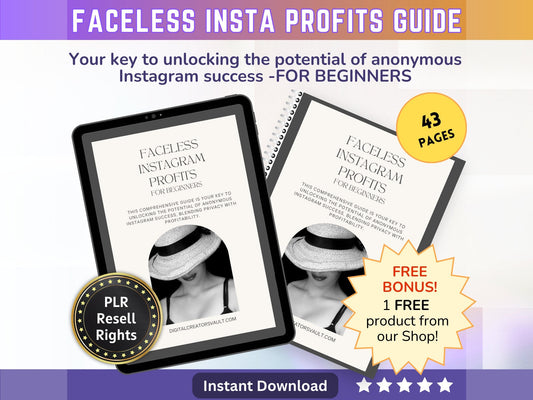 Faceless Instagram Profits Guide: Anonymous Marketing & Secretive Success Strategies for Privacy-Conscious Entrepreneurs