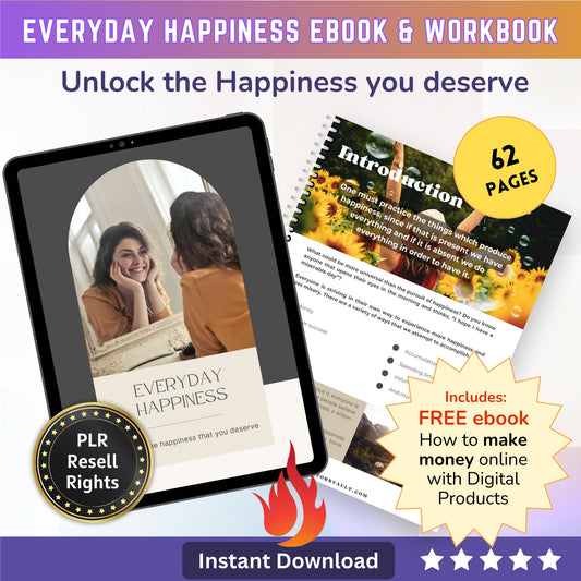 Everyday Happiness: Your Daily Guide to Positive Living, Mindfulness, Fulfilment, Mental Health Journal